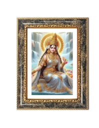 Saraswati Decorative Photo Frame With White Mount | Premium Wall & Tabletop Picture Frame | Home, Office & Temple Decoration | 8x12 Inch (Pack Of 1) (F31474)