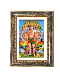 Hanuman Decorative Photo Frame With White Mount | Premium Wall & Tabletop Picture Frame | Home, Office & Temple Decoration | 8x12 Inch (Pack Of 1) (F32426)
