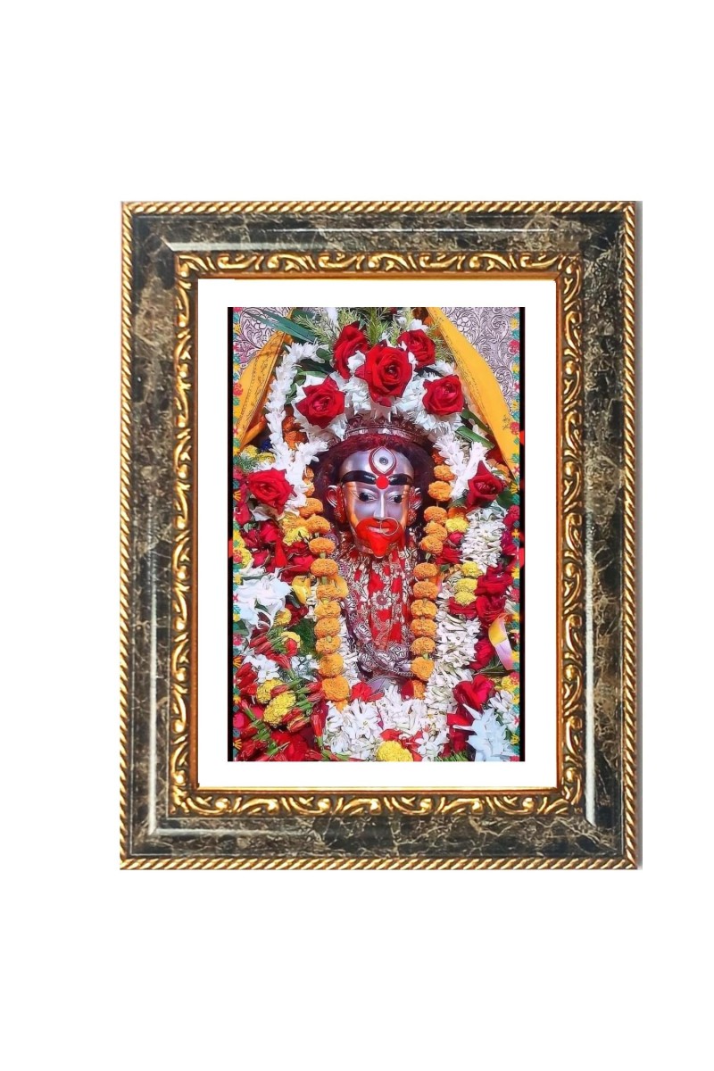 Kali Decorative Photo Frame With White Mount | Premium Wall & Tabletop Picture Frame | Home, Office & Temple Decoration | 8x12 Inch (Pack Of 1) (F32659)