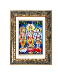 Ram Darbar Decorative Photo Frame With White Mount | Premium Wall & Tabletop Picture Frame | Home, Office & Temple Decoration | 10x14 Inch (Pack Of 1) (F31184)