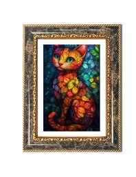 Gio In The Garden Decorative Photo Frame With White Mount | Premium Wall & Tabletop Picture Frame | Home, Office & Temple Decoration | 12x16 Inch (Pack Of 1) (F32547)