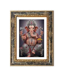 Ganeshaa Decorative Photo Frame With White Mount | Premium Wall & Tabletop Picture Frame | Home, Office & Temple Decoration | 10x14 Inch (Pack Of 1) (F32358)