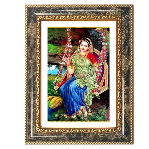 Radhaa Rani Decorative Photo Frame With White Mount | Premium Wall & Tabletop Picture Frame | Home, Office & Temple Decoration | 8x12 Inch (Pack Of 1) (F31244) Radhaa Rani Decorative Photo Frame With White Mount | Premium Wall & Tabletop Picture Frame | Home, Office & Temple Decoration | 8x12 Inch (Pack Of 1) (F31244)