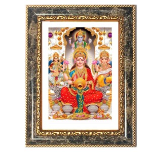 Lakshmi Decorative Photo Frame With White Mount | Premium Wall & Tabletop Picture Frame | Home, Office & Temple Decoration | 10x14 Inch (Pack Of 1) (F31606) Lakshmi Decorative Photo Frame With White Mount | Premium Wall & Tabletop Picture Frame | Home, Office & Temple Decoration | 10x14 Inch (Pack Of 1) (F31606)
