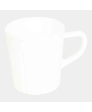 Hitech Sales 230 ml Opalware Mug White | Microwave Safe Ceramic Cup | Ideal for Daily Use