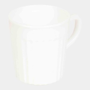 Hitech Sales 230 ml Opalware Mug White | Microwave Safe Ceramic Cup | Ideal for Daily Use