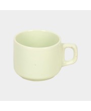 Hitech Sales 200 ml Stoneware Mug Pista | Microwave Safe Ceramic Cup | Ideal for Daily Use