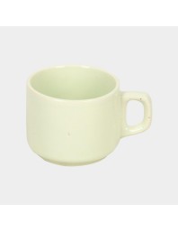 Hitech Sales 200 ml Stoneware Mug Pista | Microwave Safe Ceramic Cup | Ideal for Daily Use