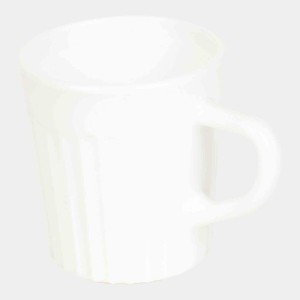 Hitech Sales 230 ml Opalware Mug White | Microwave Safe Ceramic Cup | Ideal for Daily Use