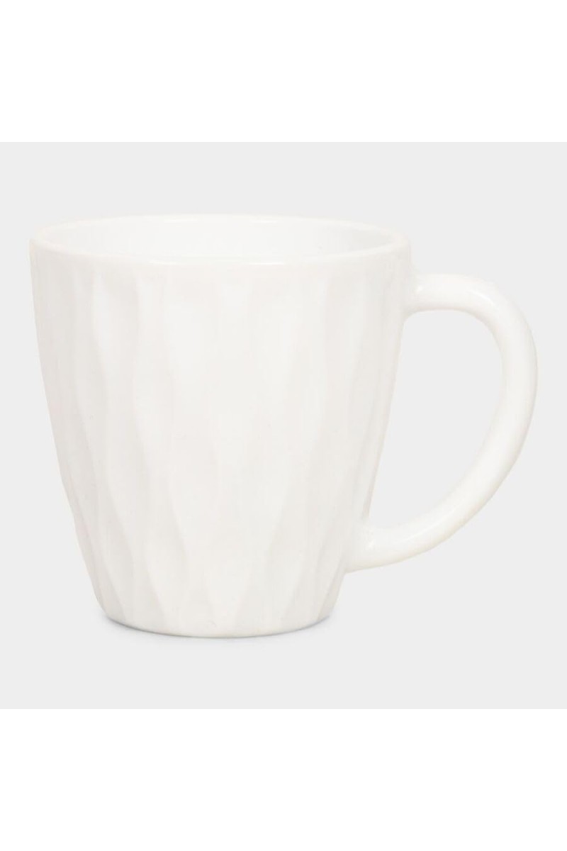 Hitech Sales 160 ml Opalware Mug White | Microwave Safe Ceramic Cup | Ideal for Daily Use