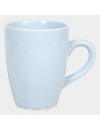 Hitech Sales 300 ml Stoneware Mug Blue | Microwave Safe Ceramic Cup | Ideal for Daily Use