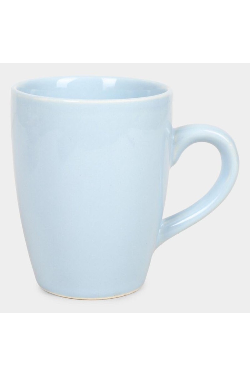 Hitech Sales 300 ml Stoneware Mug Blue | Microwave Safe Ceramic Cup