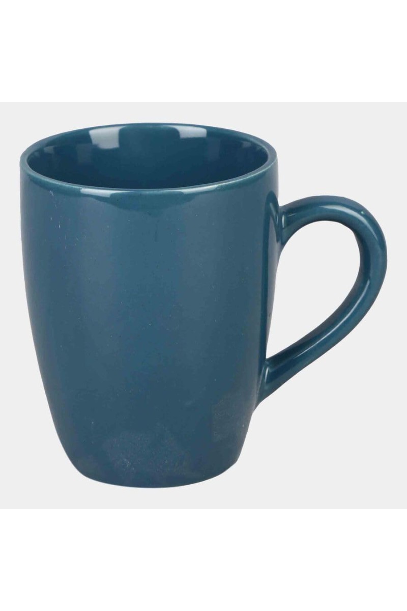 Hitech Sales 280 ml Stoneware Mug Shade May Vary | Microwave Safe Cup | Ideal for Daily Use