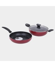 1 L Frypan, 1.5 L Kadhai Non-Stick Cook & Serveware - (M1413)
