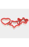 Steel Cookie Cutter Set of 3(Pack of 3)