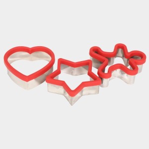 Steel Cookie Cutter Set of 3(Pack of 3) Steel Cookie Cutter Set of 3(Pack of 3)