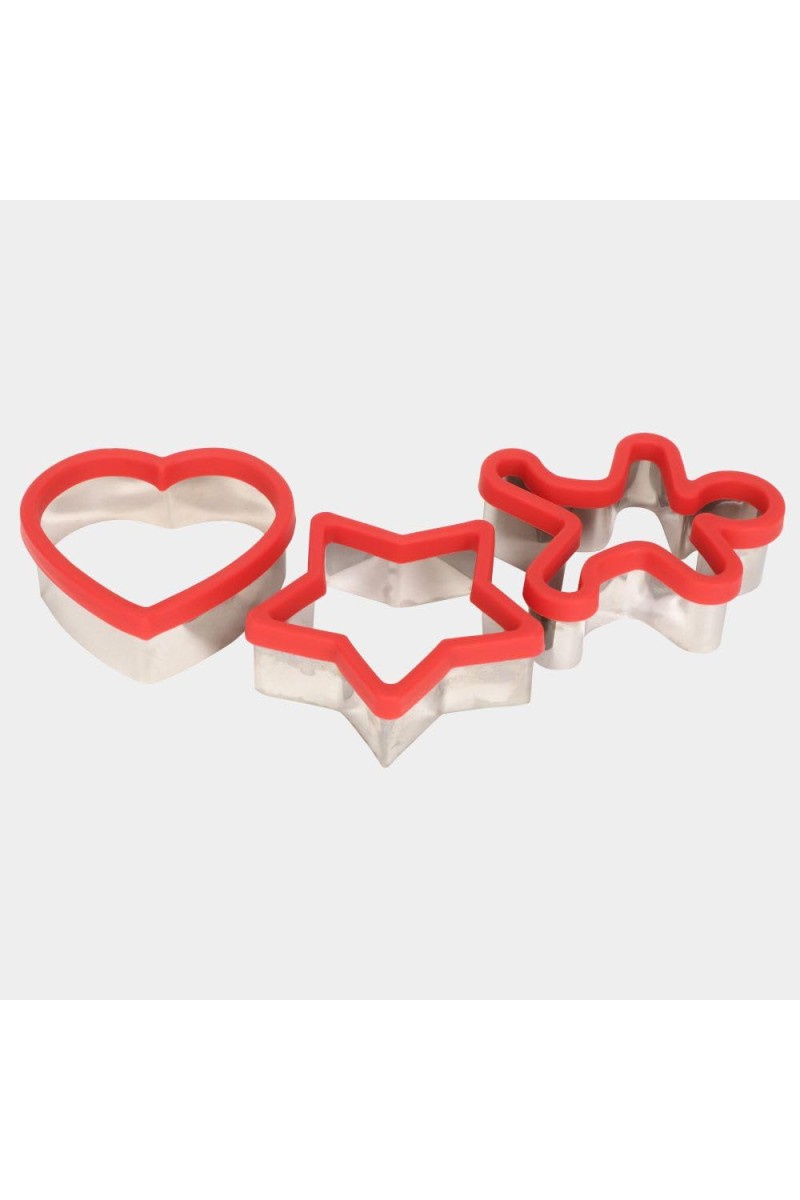 Steel Cookie Cutter Set of 3(Pack of 3)