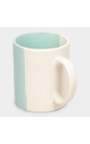 Hitech Sales 300 ml Blue Stoneware Mug Blue | Microwave Safe Ceramic Cup | Ideal for Daily Use