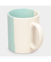 Hitech Sales 300 ml Blue Stoneware Mug Blue | Microwave Safe Ceramic Cup | Ideal for Daily Use