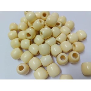 HiTechMArt 100pcs Wooden Beads – 12mm Round Loose Wood Beads for DIY Jewelry Making, Craft Projects, Hair Braiding & Decorations – Smooth Polished Finish (Natural Cream) HiTechMArt 100pcs Wooden Beads – 12mm Round Loose Wood Beads for DIY Jewelry Making, Craft Projects, Hair Braiding & Decorations – Smooth Polished Finish (Natural Cream)