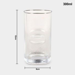 6-Piece Clear Glass Tumbler Set – 6 oz Drinking Glasses for Water, Juice, Soda & Cocktails