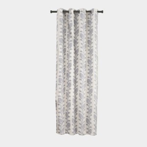 Home Beautiful 7ft. Light Grey Polyester Curtain - (M2753)