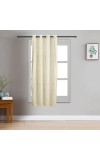 Home Beautiful 5ft. Beige Window Curtain - (M2909)