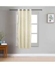Home Beautiful 5ft. Beige Window Curtain - (M2909)