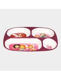 Melamine Princess Lunch Plate - (M1311)