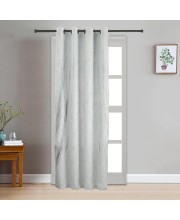 Home Beautiful 7ft. Light Grey Microfiber Door Curtain - (M2910)