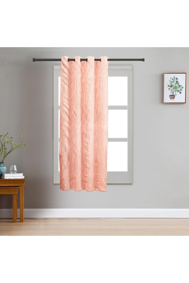 Home Beautiful 5 ft. Rust Polyester Curtain - (M2797)