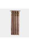 Home Beautiful 7 ft. Brown Polyester Curtain - (M2828)