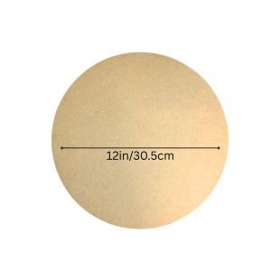 12 Inch Round MDF Board – 3mm Thick Unfinished Wood Circle for Crafts, Painting, Laser Cutting, Engraving & DIY Projects. (12)