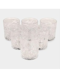 Hitech Sales White Glass Tumbler Set - 6 Tumblers, 325ml, Elegant Drinkware for Every Occasion