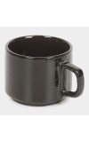 Hitech Sales 120 ml Stoneware Mug Black | Microwave Safe Ceramic Cup | Ideal for Daily Use