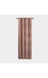 Home Beautiful 7 ft. Brown Polyester Curtain - (M2838)
