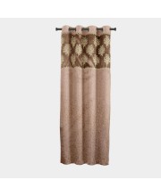 Home Beautiful 5 ft. Brown Polyester Curtain - (M2830)