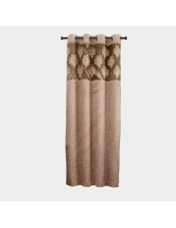 Home Beautiful 5 ft. Brown Polyester Curtain - (M2830)
