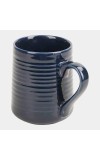 Hitech Sales 330 ml Stoneware Mug Navy | Microwave Safe Ceramic Cup | Ideal for Daily Use