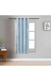 Home Beautiful 5ft. Light Blue Window Curtain - (M2911)