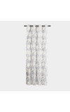 Home Beautiful 5 ft. Light Grey Polyester Curtain - (M2835)