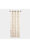 Home Beautiful 5 ft. Beige Polyester Curtain - (M2832)