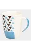 Hitech Sales 300 ml Stoneware Mug Shade May Vary | Microwave Safe Ceramic Cup | Ideal for Daily Use