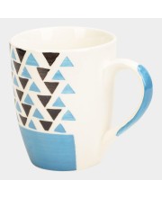 Hitech Sales 300 ml Stoneware Mug Shade May Vary | Microwave Safe Ceramic Cup | Ideal for Daily Use