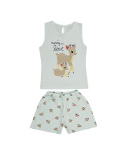 Infant Girls' 100% Cotton Short Set – Soft Breathable Summer Outfit for Baby and Toddler Girls, 2-Piece Clothing Set (Light Green, 0-6 Months)