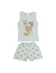 Infant Girls' 100% Cotton Short Set – Soft Breathable Summer Outfit for Baby and Toddler Girls, 2-Piece Clothing Set (Light Green, 0-6 Months)