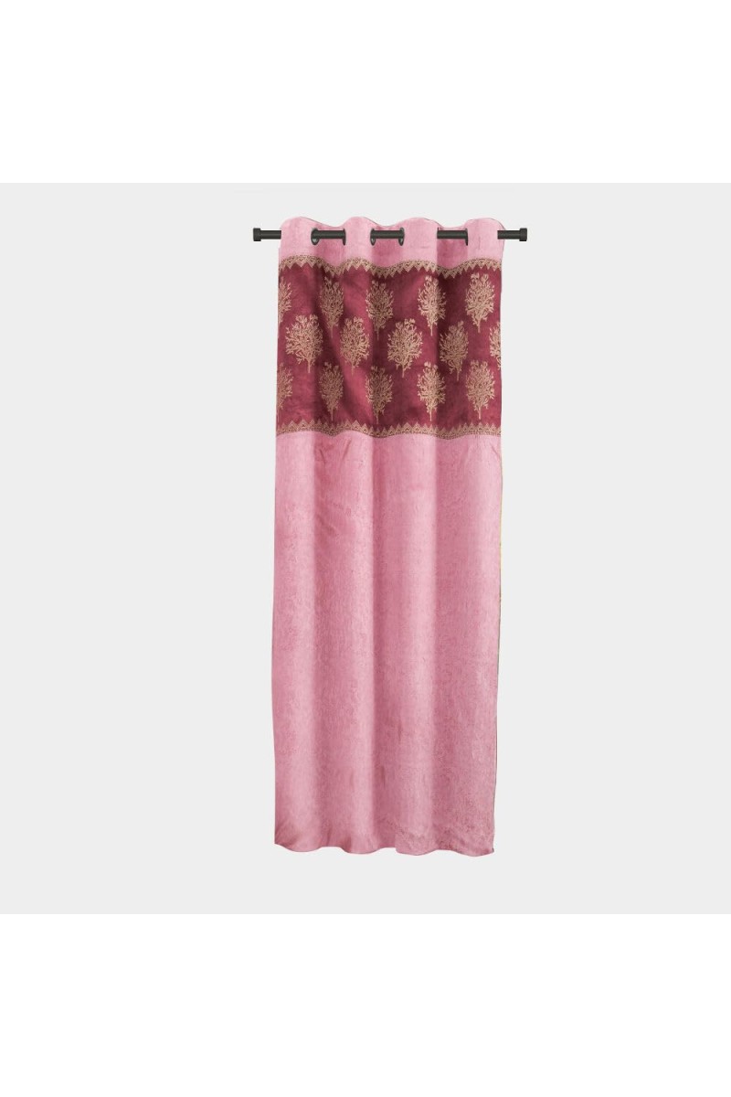 Home Beautiful 5 ft. Pink Polyester Curtain - (M2841)