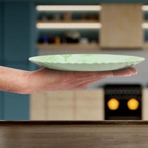 Melamine Half Plate - (M1261) Melamine Half Plate - (M1261)