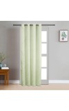 Home Beautiful 7 ft. Light Green Polyester Curtain - (M2786)