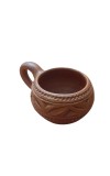 Handcrafted Clay Tea Cup Natural Terracotta Mug Eco-Friendly Pottery Hand Made Kulhad (Set of 4)